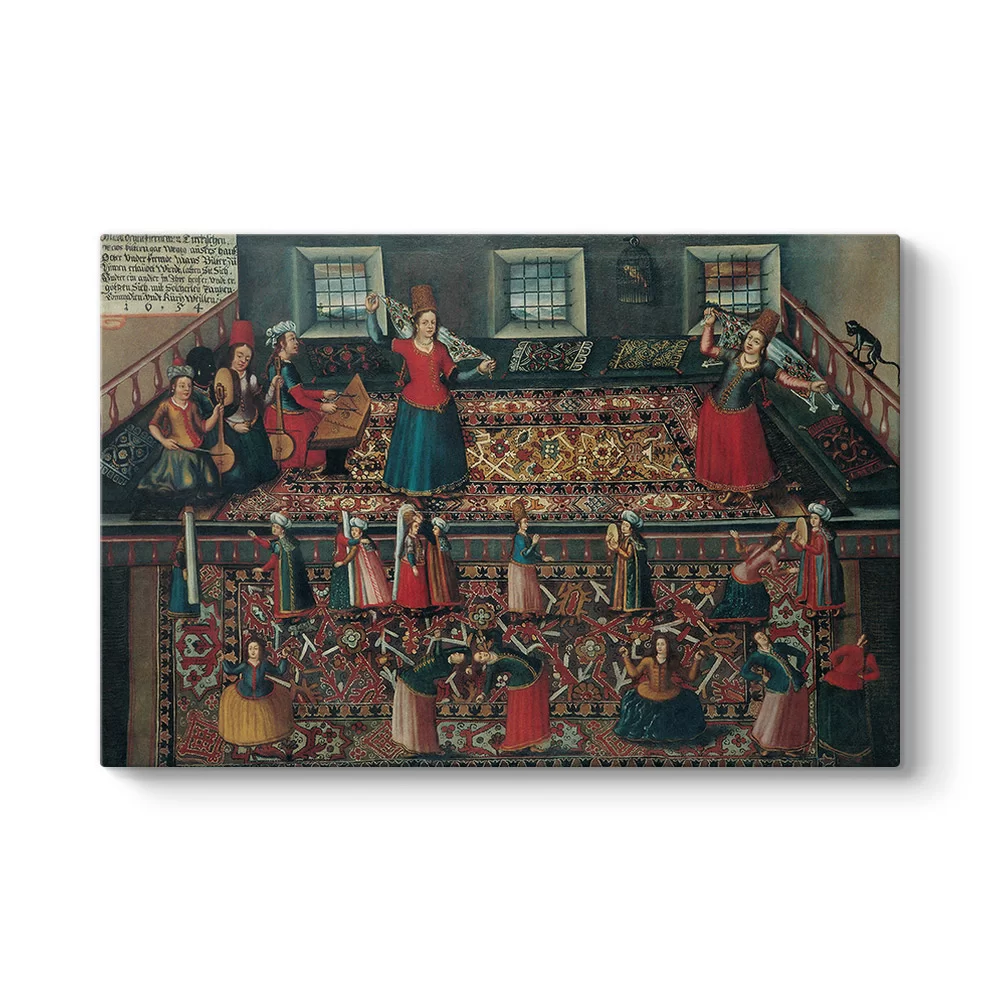 Franz Hermann - Ottoman Harem Tablosu - Model 1